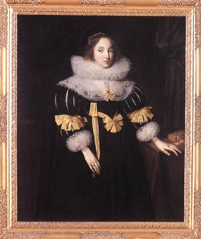 GHEERAERTS, Marcus the Younger Portrait of Lady Anne Ruhout df oil painting picture